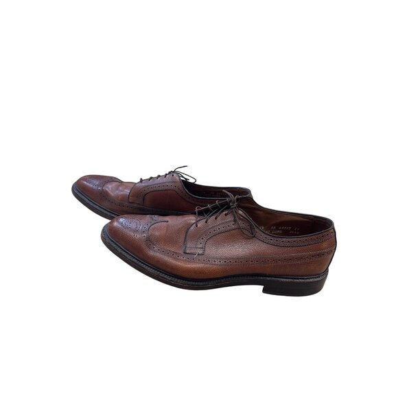 Allen Edmonds MacNeil Mens Brown Leather Oxford Dress Shoes Size 14AA SKU 7427 main image 14